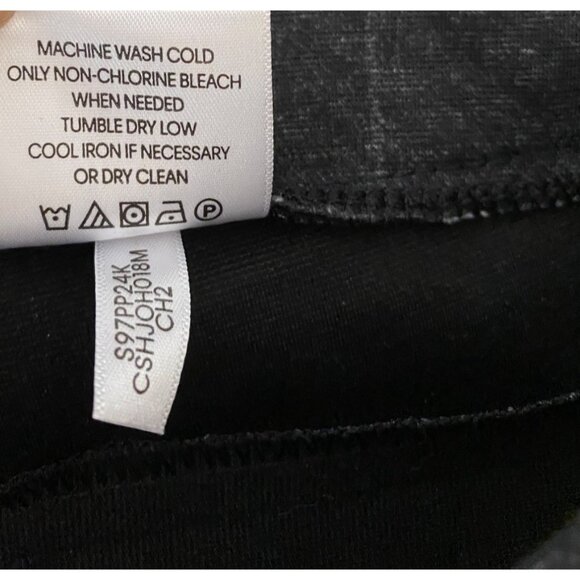 2 Pairs Calvin Klein Gray Checkered Plaid Dress Pants Size 10 - Picture 4 of 9